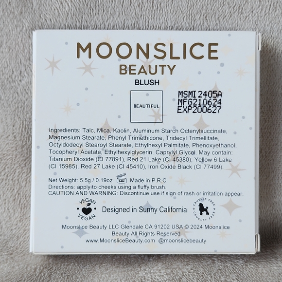 😍MOONSLICE BEAUTY Pressed Blush in Beautiful - Picture 3 of 8